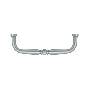 Traditional Wire Pull by Deltana - 3-1/2" - Brushed Chrome - New York Hardware