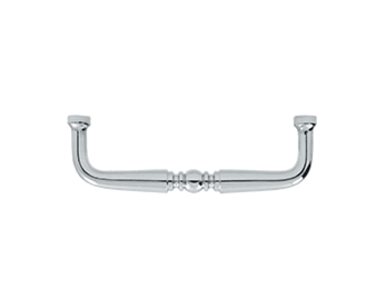 Traditional Wire Pull 3 1/2" - Polished Chrome - New York Hardware Online
