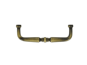 Traditional Wire Pull 3 1/2" - Antique Brass - New York Hardware Online