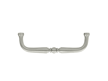 Traditional Wire Pull 4" - Satin Nickel - New York Hardware Online