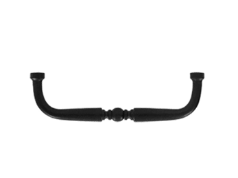 Traditional Wire Pull 4" - Black - New York Hardware Online