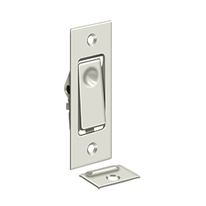 Pocket Door Jamb Bolt by Deltana -  - Polished Nickel - New York Hardware