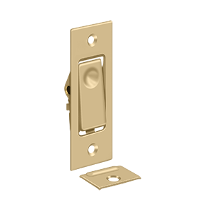 Pocket Door Jamb Bolt by Deltana -  - Brushed Brass - New York Hardware