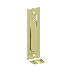 Jamb Bolt by Deltana -  - Unlacquered Brass - New York Hardware