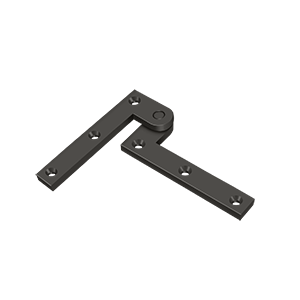 Heavy Duty Solid Brass Pivot Hinge by Deltana - 3-7/8" x 5/8" x 1-5/8" - Oil Rubbed Bronze - New York Hardware