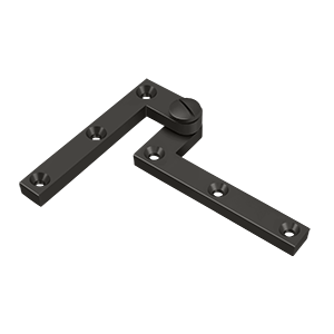 Heavy Duty Solid Brass Pivot Hinge by Deltana - 4-3/8" x 5/8" x 1-7/8" - Oil Rubbed Bronze - New York Hardware