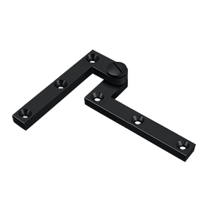 Heavy Duty Solid Brass Pivot Hinge by Deltana - 4-3/8" x 5/8" x 1-7/8" - Paint Black - New York Hardware