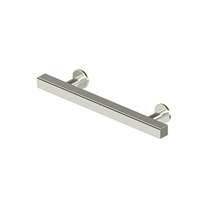 Pommel Contemporary Pull by Deltana - 4" - Polished Nickel - New York Hardware