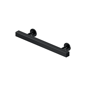 Pommel Contemporary Pull by Deltana - 4" - Paint Black - New York Hardware