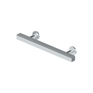 Pommel Contemporary Pull by Deltana - 4" - Polished Chrome - New York Hardware