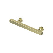 Pommel Contemporary Pull by Deltana - 4" - Unlacquered Brass - New York Hardware