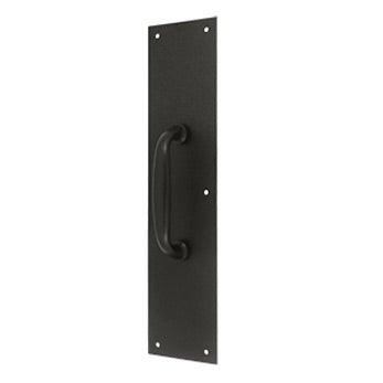 Push Plate w/ Handle 3 1/2"x 15 " - Handle 5 1/2" - Oil Rubbed Bronze - New York Hardware Online