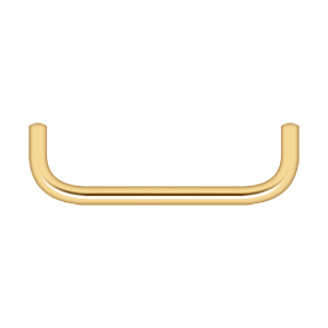 Wire Pull by Deltana - 4" - PVD Polished Brass - New York Hardware