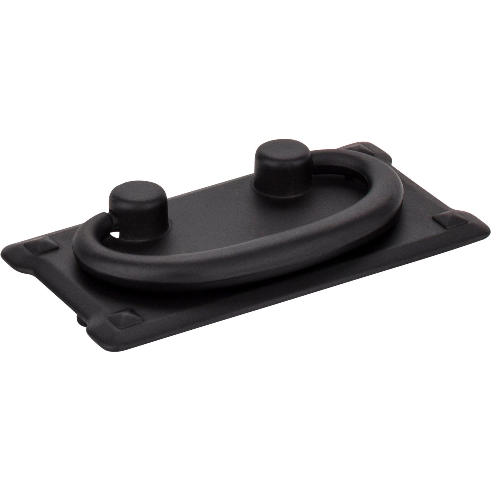 Rectangle Verona Cabinet Drop Pull by Elements - Matte Black