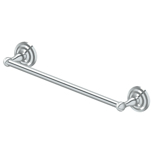 R-Series Single Towel Bar by Deltana - 18" - Polished Chrome - New York Hardware