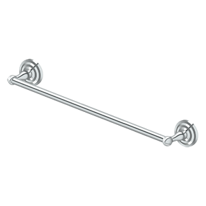R-Series Single Towel Bar by Deltana - 24"  - Polished Chrome - New York Hardware