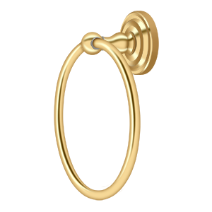 R-Series Towel Ring by Deltana -  - PVD Polished Brass - New York Hardware