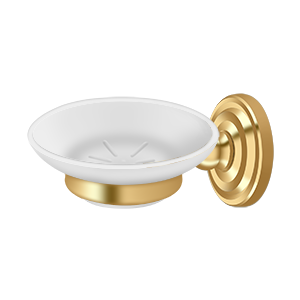R-Series Soap Dish by Deltana -  - PVD Polished Brass - New York Hardware