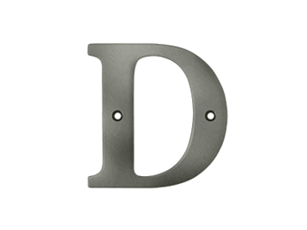 4" Residential Letter D - New York Hardware Online