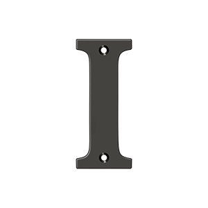 Residential Letter I by Deltana -  - Oil Rubbed Bronze - New York Hardware
