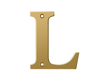 4" Residential Letter L - New York Hardware Online