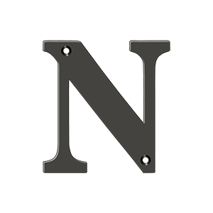 Residential Letter N by Deltana -  - Oil Rubbed Bronze - New York Hardware