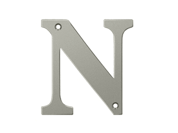 4" Residential Letter N - New York Hardware Online