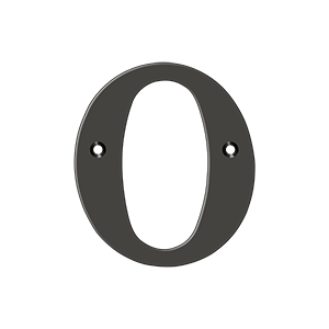 Residential Letter O by Deltana -  - Oil Rubbed Bronze - New York Hardware