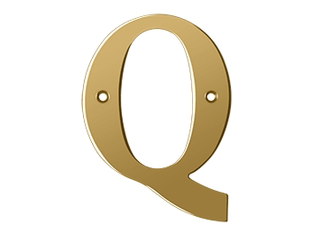 4" Residential Letter Q - New York Hardware Online