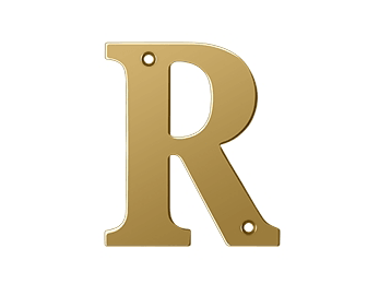 4" Residential Letter R - New York Hardware Online