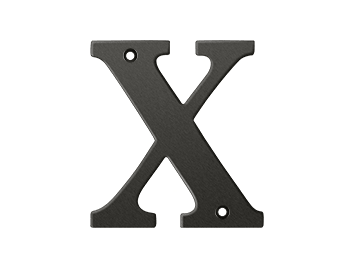 4" Residential Letter X - New York Hardware Online