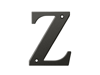 4" Residential Letter Z - New York Hardware Online