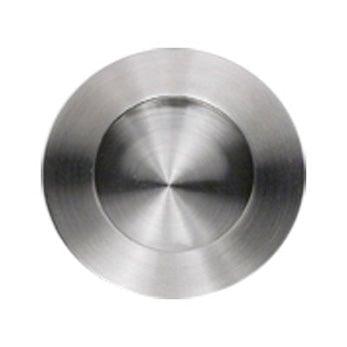 Round Recessed Pull - 2 9/16" (65mm) Satin Stainless Steel - New York Hardware Online