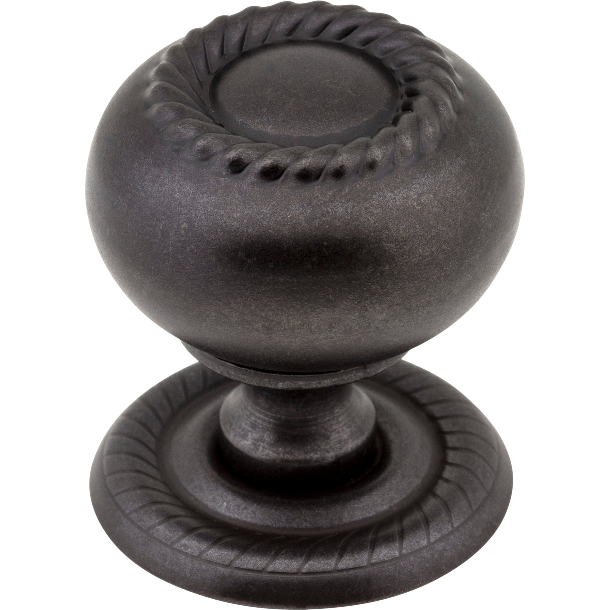 Rope Rhodes Cabinet Knob by Jeffrey Alexander - Gun Metal