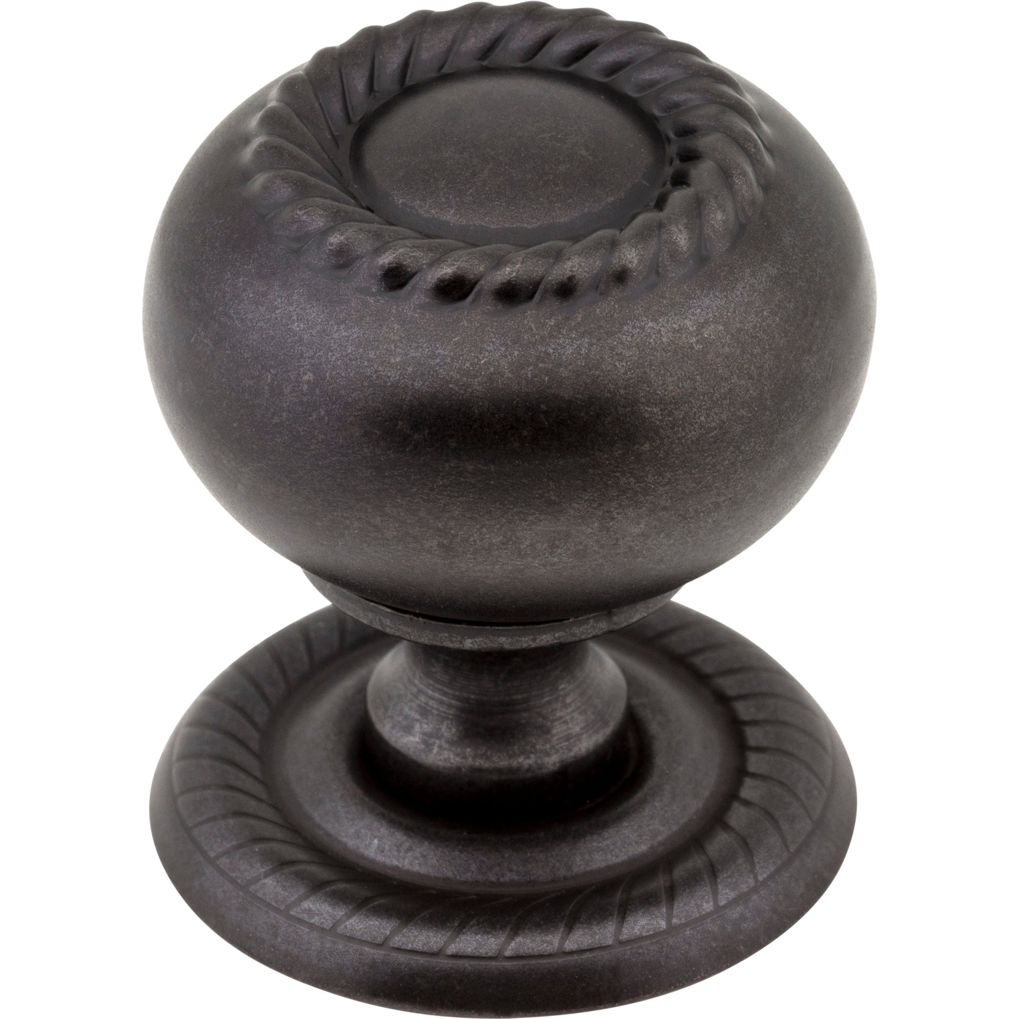 Rope Rhodes Cabinet Knob by Jeffrey Alexander - Gun Metal