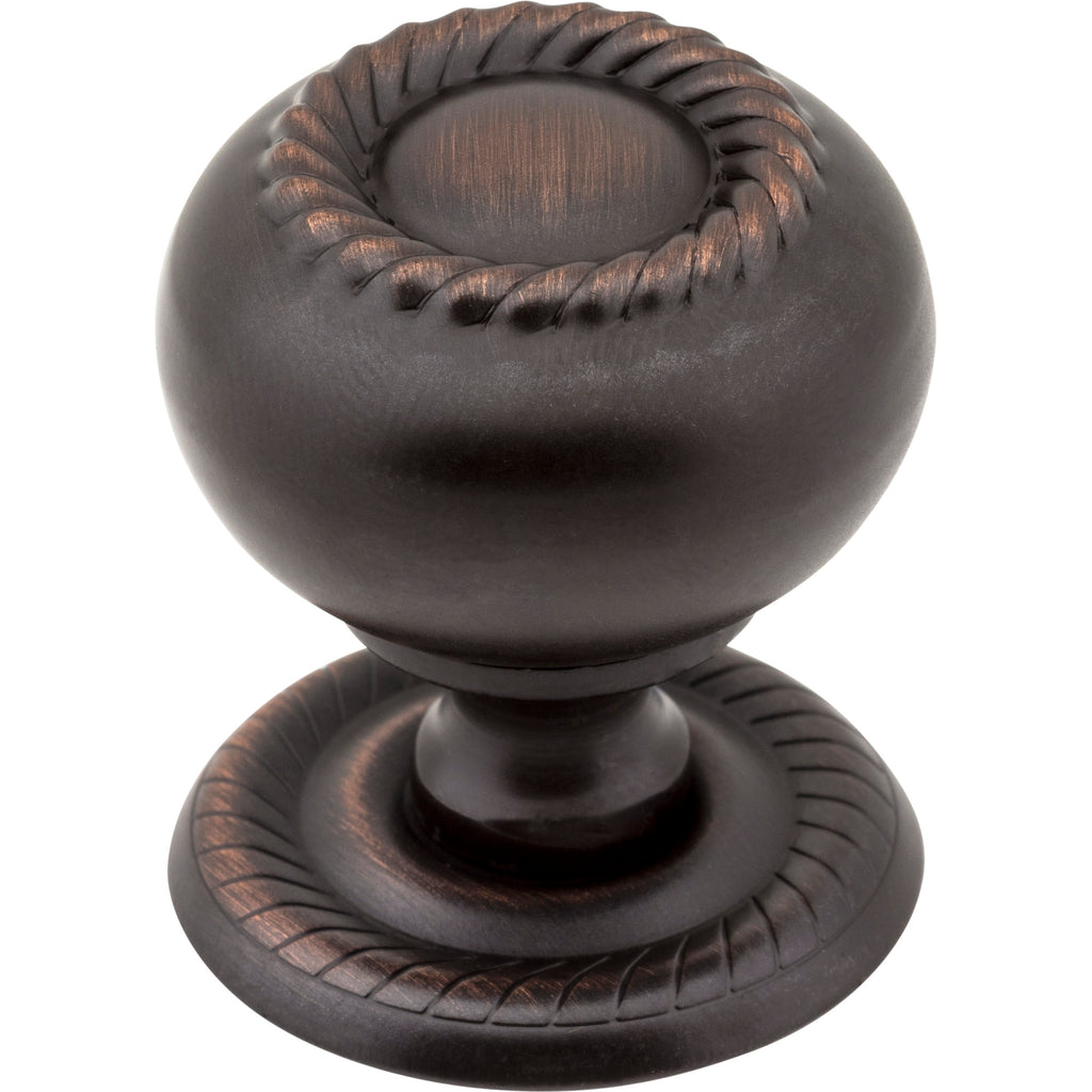 Rope Rhodes Cabinet Knob by Jeffrey Alexander - Brushed Oil Rubbed Bronze