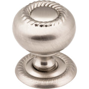Rope Rhodes Cabinet Knob by Jeffrey Alexander - Satin Nickel