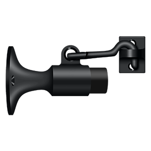 Heavy Duty Wall Mount W/ Holder Bumper by Deltana -  - Paint Black - New York Hardware