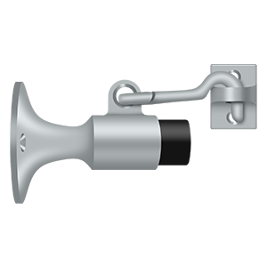 Heavy Duty Wall Mount W/ Holder Bumper by Deltana -  - Brushed Chrome - New York Hardware