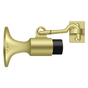 Heavy Duty Wall Mount W/ Holder Bumper by Deltana -  - Polished Brass - New York Hardware