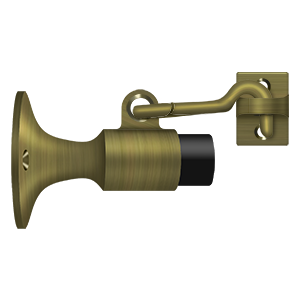 Heavy Duty Wall Mount W/ Holder Bumper by Deltana -  - Antique Brass - New York Hardware