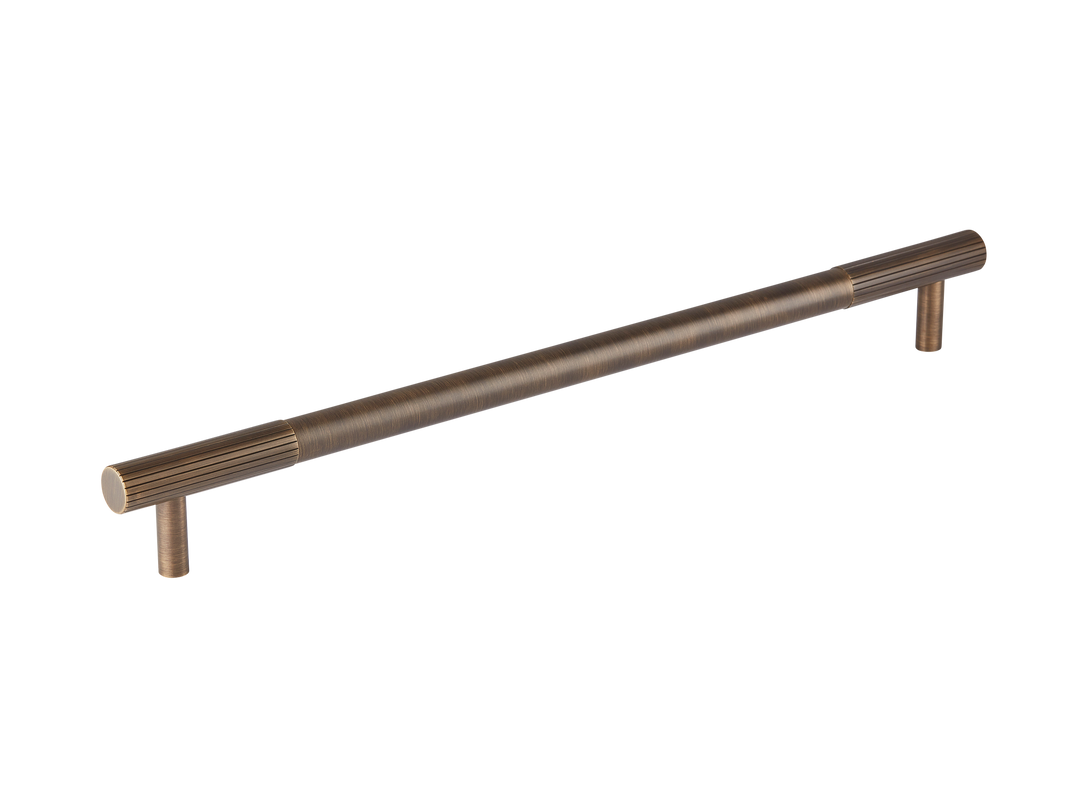 MIX Straight Knurled Appliance Pull Handle by Armac Martin - 608mm - Satin Antique Satin Lacquered