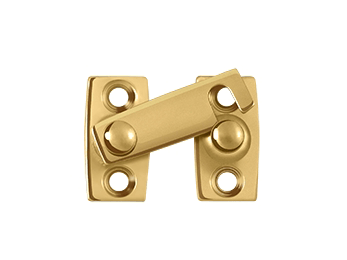Shutter Bar/Door Latch 5/8" - PVD - Polished Brass - New York Hardware Online