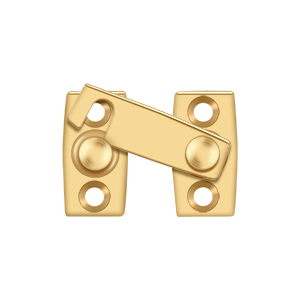 Shutter Bar/Door Latch by Deltana - 1-1/8" - PVD Polished Brass - New York Hardware