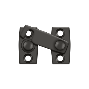 Shutter Bar/Door Latch by Deltana - 1-1/8" - Oil Rubbed Bronze - New York Hardware