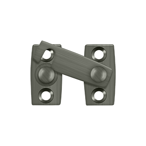 Shutter Bar/Door Latch by Deltana - 1-1/8" - Antique Nickel - New York Hardware