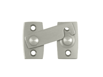 Shutter Bar/Door Latch 7/8" - Satin Nickel - New York Hardware Online