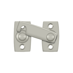 Shutter Bar/Door Latch by Deltana - 1-3/8" - Brushed Nickel - New York Hardware