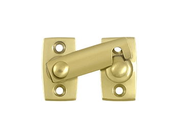 Shutter Bar/Door Latch 7/8" - Polished Brass - New York Hardware Online