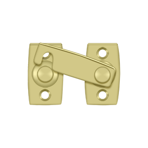 Shutter Bar/Door Latch by Deltana - 1-3/8" - Polished Brass - New York Hardware